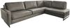 KAWOLA Ecksofa VILNIUS 3-Sitzer mit Recamiere rechts Lederfaserstoff anthrazit 85 x 217 x 290 cm Bild 3