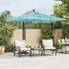 Sonnenschirm, Terrassenschirm mit Stahlmast Blau 269x269x235 cm Bild 2