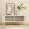 Sideboard Pyhtää 118x40x60cm Stahl Weiß [en. casa] Bild 3
