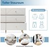 BlingBin Schubkastenkommode Sideboard Highboard für Schlafzimmer Wohnräume (1 St) Bild 2
