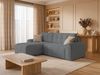 Selsey Simolla – Ecksofa mit Schlaffunktion und Bettkasten, links, Chenille, Grau Bild 3