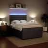 vidaXL Boxspringbett mit Matratze Dunkelgrau 160x200 cm Samt 3294695 Bild 5