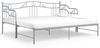 Ausziehsofa Bettgestell Grau Metall 90x200 cm [324766] Bild 2