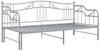 Ausziehsofa Bettgestell Grau Metall 90x200 cm [324766] Bild 5