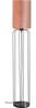Stehlampe, rosefarben, Textil-Schirm, rund, H 114 cm Bild 1