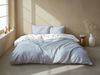 Zo! Home Cotton Bettwäsche 155x220 Punta di Cotone Powder Blue Punkte hellblau Bild 3