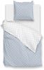 Zo! Home Cotton Bettwäsche 155x220 Punta di Cotone Powder Blue Punkte hellblau Bild 2