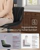 VASAGLE Barhocker 2er Set, Barstuhl mit Rückenlehne, Küchenhocker, höhenverstellbar, um 360° drehbar, Fußstütze aus Metall, für Esszimmer, Küche, PU-Bezug, tintenschwarz Bild 4