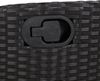 vidaXL 7-tlg. Garten-Essgruppe mit Kissen Schwarz Poly Rattan 3213091 Bild 5