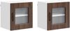 vidaXL Geschirrspülerfront Kalmar 2 pcs Braun Eichen-Optik 884489 Bild 2