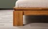 Futonbett Bett Massivholzbett MAISON XL Eiche massiv 200x200 cm Bild 4