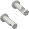 Gardinenstangen-Set Platon Mavell 140 cm, 1-läufig (ohne Ringe), 20 mm Ø Weiß Bild 5