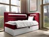 Boxspringbett 'Gladino Junior 3' rot 100x200 cm Rechts Bild 2