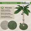 Kratzbaum Palme 85 cm Höhe mit Frottee & Sisal Kratzsäule zum Krallen wetzen Spielen Klettern Bild 2