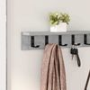vidaXL Wandmontierter nachttisch Beton Grau 100 x 10,5 x 10,5 cm 874374 Bild 4