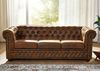 Sofa 203x86x72 braun CHESTERFIELD Bild 4