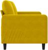 vidaXL 2-Sitzer-Sofa Gelb 140 cm Samt 359448 Bild 5