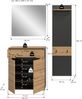 Garderobenkombination (B/H/T: 140x190x37 cm) in Artisan Nachbildung Bild 4