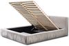 Polsterbett Doppelbett LEXIE 180x200cm Komplettset in Stoff Riviera Beige Bild 2