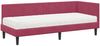 vidaXL Eckbettgestell mit Matratze mit Kopfteil 2 pcs Grün Samt 3393882 Bild 4