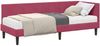 vidaXL Eckbettgestell mit Matratze mit Kopfteil 2 pcs Grün Samt 3393882 Bild 2