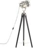 vidaXL Stativlampe Schwarz Mango Massivholz 97 cm 286110 Bild 2