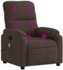 vidaXL Massagesessel Braun Mikrofasergewebe 373455 Bild 2