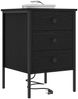 vidaXL Nachttisch 2 pcs Schwarz Eichen-Optik 42 x 41 x 61 cm 859481 Bild 3
