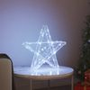vidaXL 3D Stern mit 50 LEDs Kaltweiß 55 x 53.5 x 10 cm Acryl 42019099 Bild 3