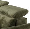 Ecksofa Ottomane rechts Chenille 284x208x79 grün VALENTINA Bild 3