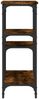 vidaXL Konsolentisch Räuchereiche 80x29x75 cm Holzwerkstoff 834077 Bild 5