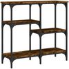 vidaXL Konsolentisch Räuchereiche 80x29x75 cm Holzwerkstoff 834077 Bild 2
