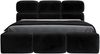 Polsterbett MAROKO 140x200 ohne Matratze mit Bettkasten und Lattenrost. Farbe: Schwarz 20 Bild 3