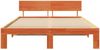 vidaXL Bettrahmen Wachsbraun 150 x 200 cm Massives Kiefernholz 872649 Bild 5