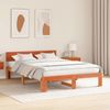 vidaXL Bettrahmen Wachsbraun 150 x 200 cm Massives Kiefernholz 872649 Bild 3