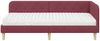 vidaXL Eckbettgestell Weinrot 90 x 200 cm Stoff 3394120 Bild 5