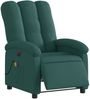 vidaXL Massagesessel Elektrisch Dunkelgrün Stoff 3204086 Bild 3