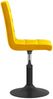 vidaXL Esszimmerstühle 6 Stk. Drehbar Senfgelb Samt 3089307 Bild 5