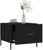 vidaXL Couchtisch Schwarz 50x50x40 cm Holzwerkstoff 829414 Bild 4