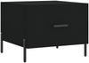 vidaXL Couchtisch Schwarz 50x50x40 cm Holzwerkstoff 829414 Bild 2