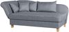 Selma Recamiere mit Armteil links klappbar Flachgewebe Denim Blue Buche Natur Bild 2