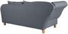 Selma Recamiere mit Armteil links klappbar Flachgewebe Denim Blue Buche Natur Bild 4