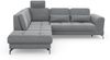 sit&more Ecksofa Bendigo L-Form, inklusive Sitztiefenverstellung, Bodenfreiheit 12 cm, in 2 Fußfarben Bild 2
