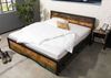 Bett mit Bettkasten Altholz 180x200 mehrfarbig lackiert INDUSTRIAL #109 Bild 2