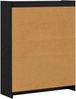 vidaXL Bücherregal Schwarze Eiche 87,5 x 30 x 111 cm Holzwerkstoff 8011292 Bild 5