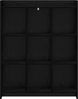 vidaXL Bücherregal Schwarze Eiche 87,5 x 30 x 111 cm Holzwerkstoff 8011292 Bild 3