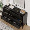 UEV Kommode schmal Sideboard für Wohnzimmer Schlafzimmer Flur (Packung, Aufbewahrungsschrank), Kippsicherung, Aufbewahrungskommode, TV Board Schubladenschrank Buffet Bild 2