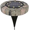 LED Solarleuchte Steinoptik warmweiß Gartenleuchte Leuchtstein Gartendekoration Bild 4