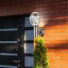 LED Wandlampe, silber, Edelstahl, Effekt, H 31,7 cm Bild 5