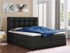 Boxspringbett Best mit 2 Bettkästen, Doppelbett mit Bonell-Matratze und Topper, Polsterbett, Bett (Schwarz (Inari 100), 180 x 200 cm) Bild 5